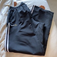 adidas Men's Joggers Tracksuit Bottoms Size XL Black Shell Adipure Climacool