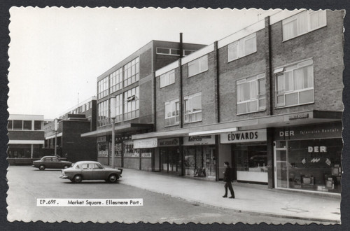 Postcard ellesmere port - ellesmere,