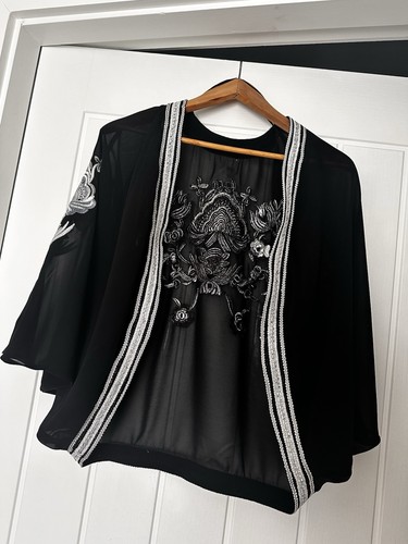 1920s style sheer embroidered - sheer,