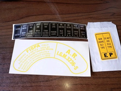Set decals alfa romeo - decals,