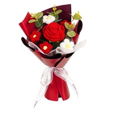 Knitted Flower Crochet Flower