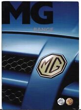 MG Range 2004-05 UK Market Sales Brochure ZR ZS ZT ZT-T TF X-Power SV