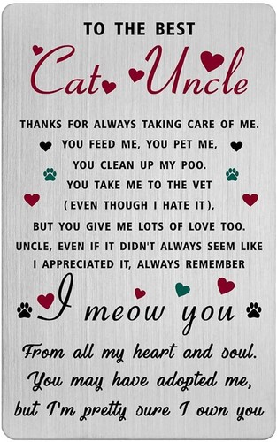 Cat uncle gifts for - men,