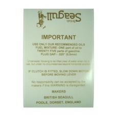 British Seagull Outboard Fuel