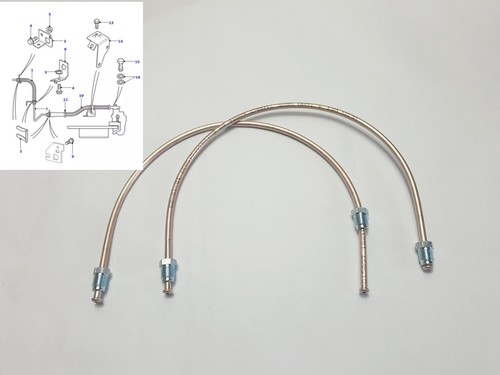 New rear set brake pipes - new,