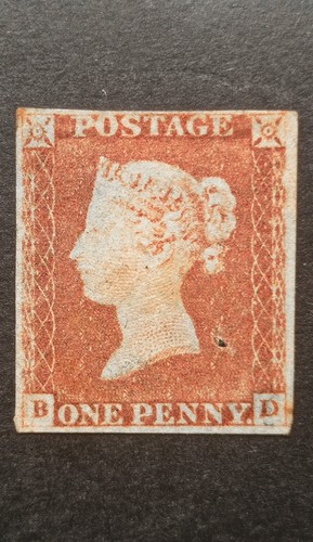 Queen victoria penny red - gb, 1d