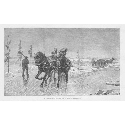 Canada sleigh road the - canada,