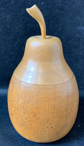 Vintage wooden pear - vintage, shaped