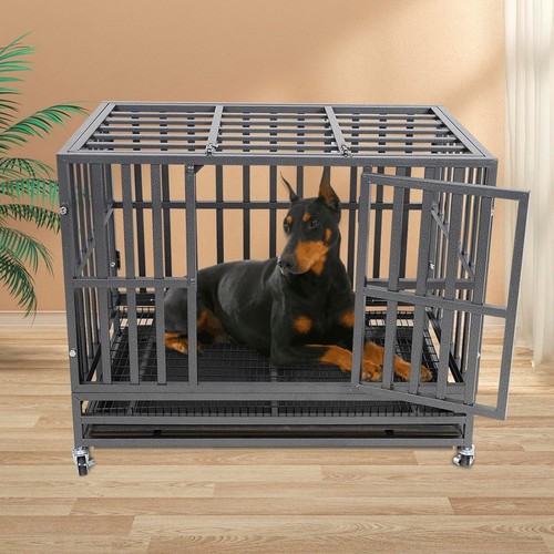 Heavy duty dog crate cage - duty,