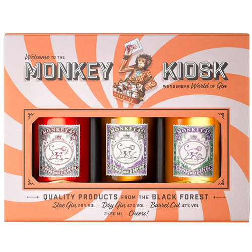 Monkey gin kiosk miniature - gin,