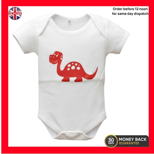 Cute red dinosaur - red,