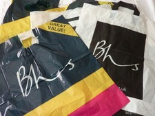 British Home Stores carrier bags - 9 bags - various designs and sizes