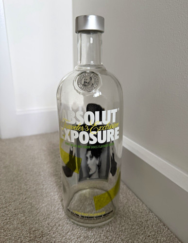 Exposure empty glass vodka - exposure,