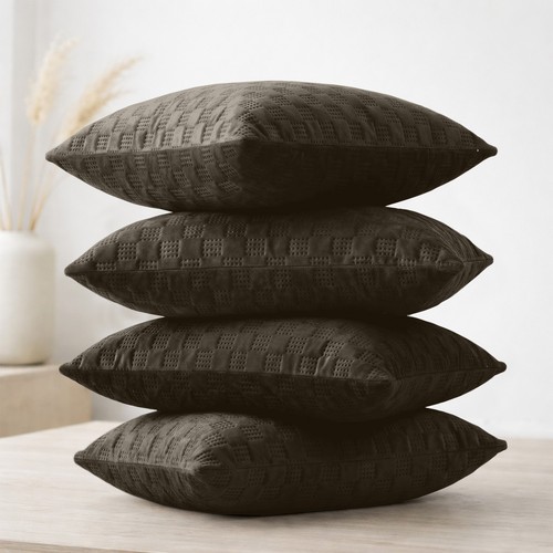 Check velvet cushion covers - check,
