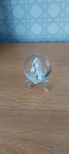 bnib glass cat hologram on a stand