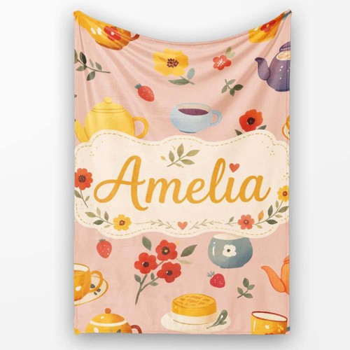 Soft fleece blanket cute - blanket,