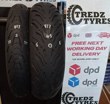 Michelin Road 6   180/55/17 &120/70/17 Motorcycle Tyres Partworn  V17