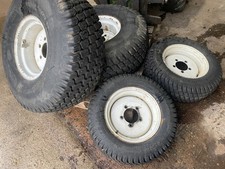 Set of 4 wheels / tyres X Ford 1710 4wd compact tractor £600+VAT