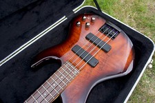 Custom Bass Guitar - Stunning Spalted Flame Maple Bartolinis Glockenklang