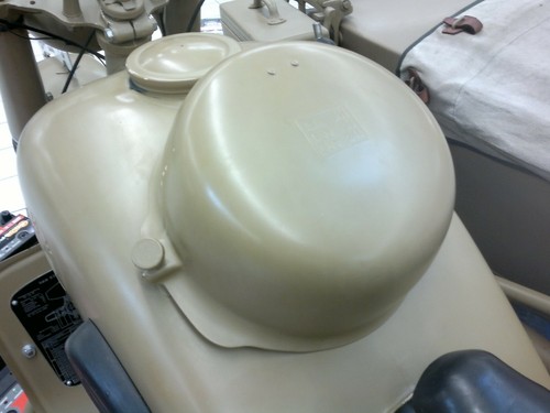 Tank air filter cover - tank, pot