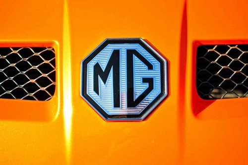 Classic sports car front - mg,