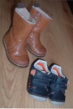 2 pair infant boots + cruiser shoe  UK size 4 F(EU20)  NEXT + CLARKS