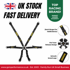 Schroth Profi 2×2 Racing Harness Belt - 6 Point Hans/FHR Compatible/FIA Approved