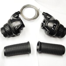 Shimano RevoShift SL-RS25 Twist Grip Shifter -7/21 Speed Set Black UK New