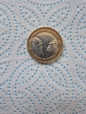 Charls Darwin £2 Rare Coin With Minting Error.  Collection Coins