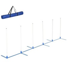 PawHut Dog Weave Pole Set