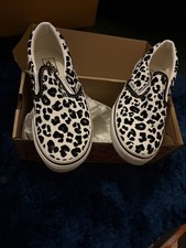 Junior Snow Leopard Print Vans