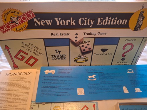 Vintage monopoly board game - board,