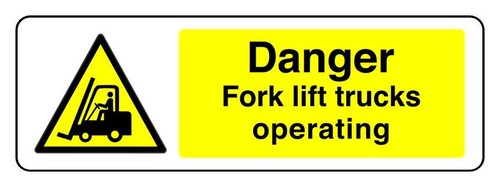 Danger fork lift trucks - fi,