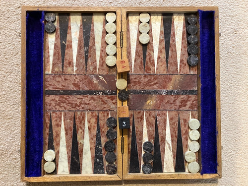 Backgammon set 35x30 5cm - backgammon, 35x30.5cm