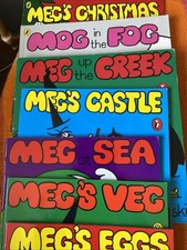 7 Collection Meg & Mog Witch Children’s Books Child Reading Cartoon Education