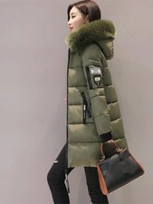 Women's Long Quilted Parka