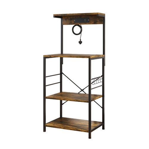 130cm tall bakers rack kitchen - bakers,