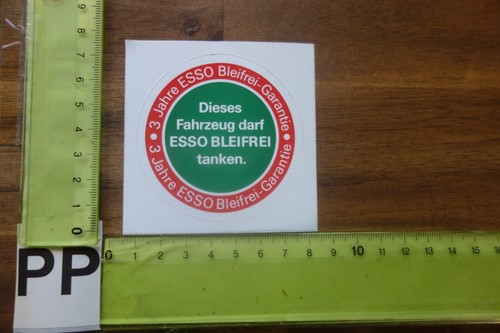 Old sticker gas - , station