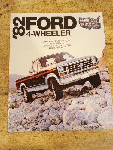 1982 ford wheeler pickups - 1982,