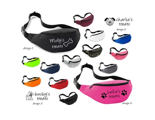 Personalised dog bum - bag, treat