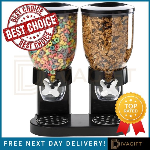 Black cereal dispenser - black,