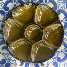 Vintage Gien Shiny Dark Green