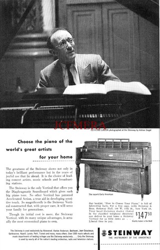 Steinway piano clifford curzon - steinway,
