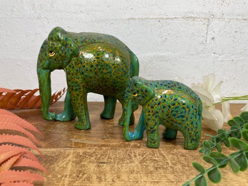 Set family hand carved wooden - family,
