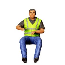 Truck Driver 3D Resin Print