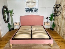 Loaf Frenchie Super Kingsize Bed Pudding Pink Clever Linen Rrp £1695