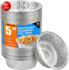 50 Pack Mini Pie Pans, 5In Pie