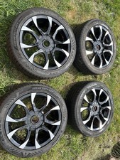 Wolfrace Assassin 17” Alloy Wheels - Black - Set of 4 with Tyres & Centre Caps