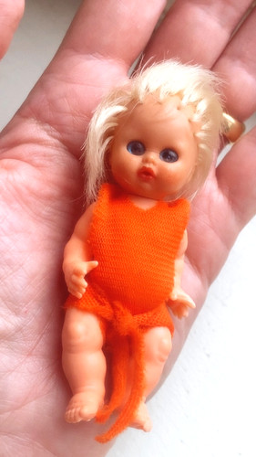 Vintage baby doll italian - doll, 60s
