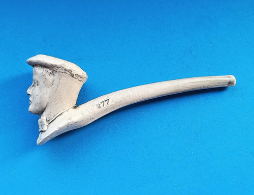 Antique edwardian clay pipe - edwardian,